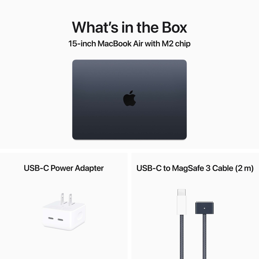 Apple 15-inch MacBook Air: Apple M2 chip with 8-core CPU, 10-core